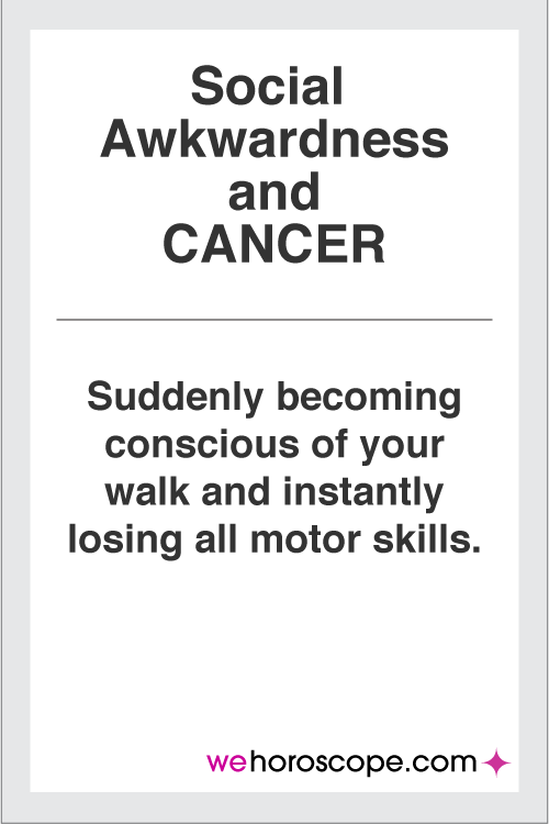 Signs of social awkwardness